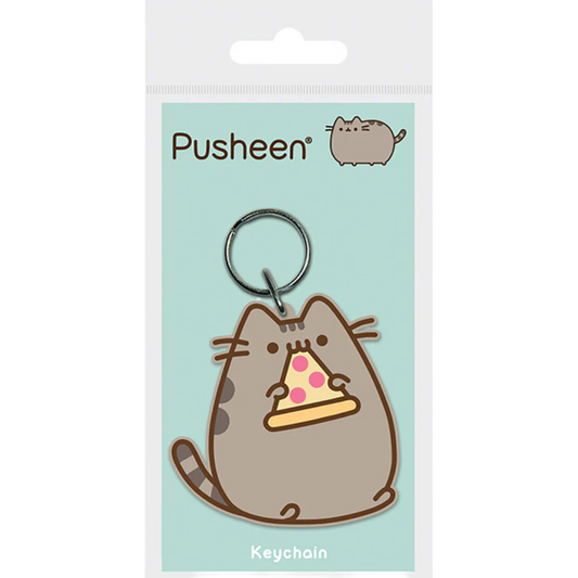 Pusheen (Pizza) Pvc Keychain
