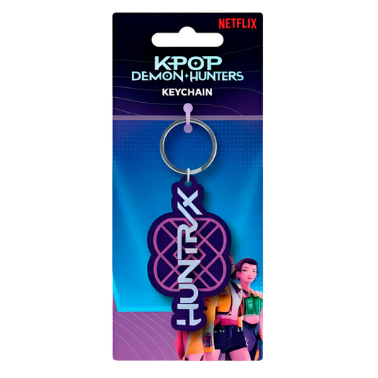 K-POP DEMON HUNTERS (HUNTRIX LOGO) PVC KEYCHAIN