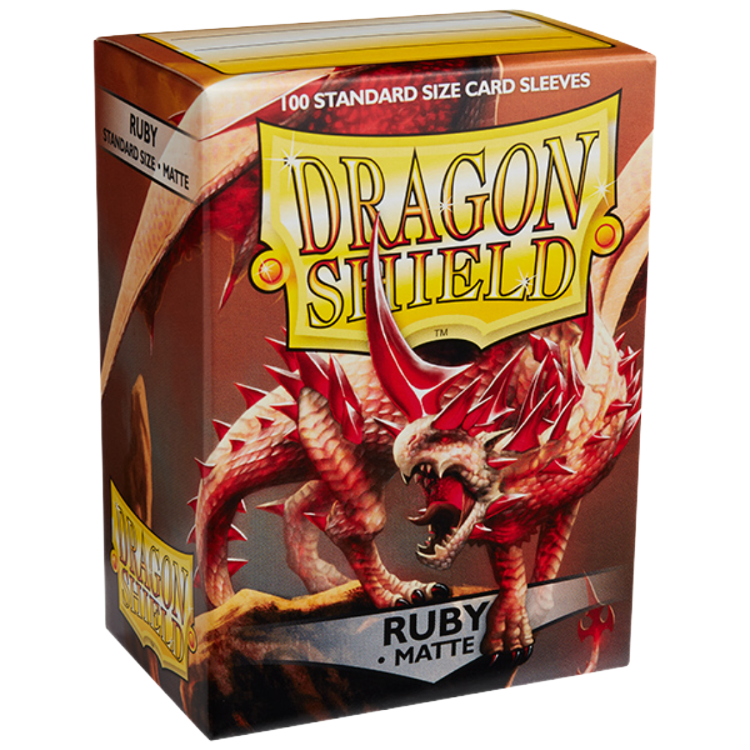 Dragon Shield - Matte Standard Size Sleeves 100pk - Ruby