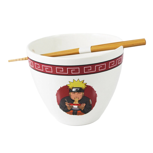 Naruto Shippuden Ramen Bowl with Chopsticks