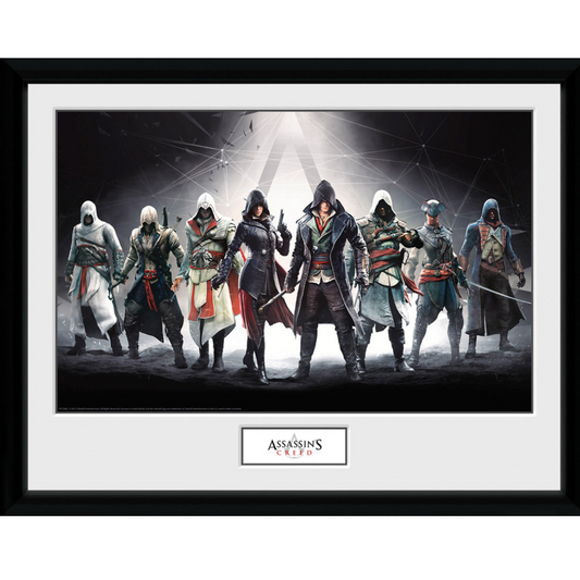 Assassin's Creed Characters 30 x 40cm Framed Collector Print