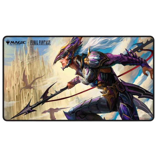 Magic: The Gathering - Final Fantasy Black Stitched Playmat Premium X