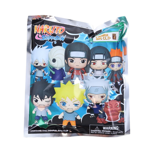 Naruto Shippuden 3D PVC Bag Clips Series 5