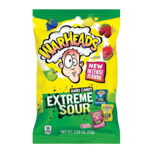 Warheads Extreme Sour Hard Candy 92g