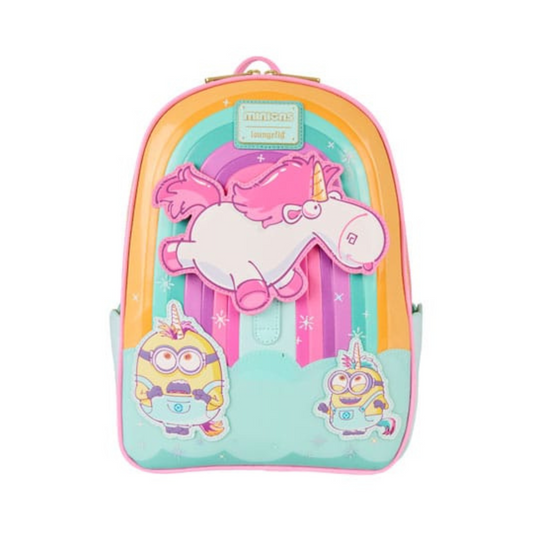 Minions by Loungefly Mini Backpack Fluffy Unicorn