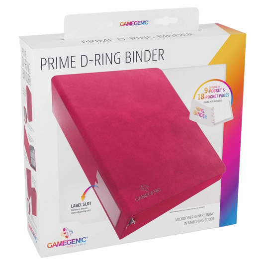 Gamegenic Prime D-Ring-Binder - Red