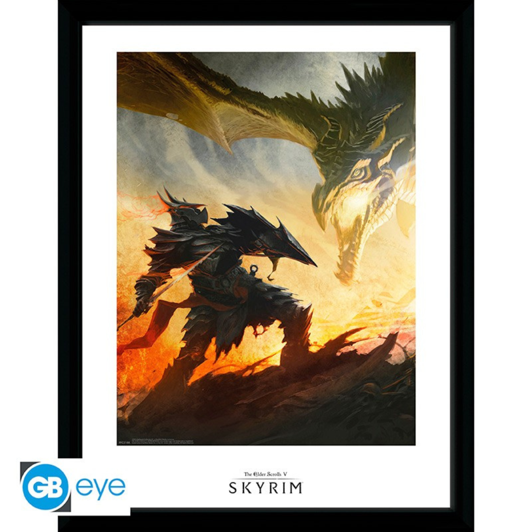 SKYRIM - Framed print "Daedric Armor"