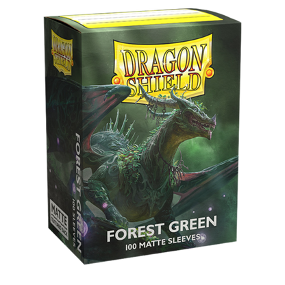 Dragon Shield - Matte Standard Size Sleeves 100pk - Forest Green
