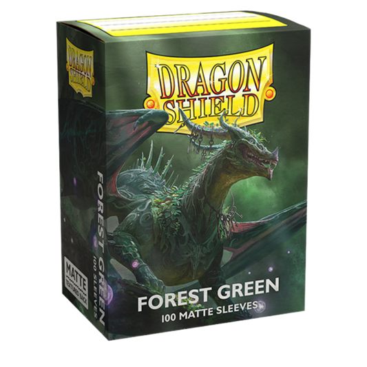 Dragon Shield - Matte Standard Size Sleeves 100pk - Forest Green