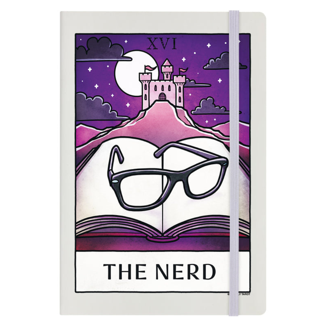 Deadly Tarot Life - The Nerd Cream A5 Hard Cover Notebook