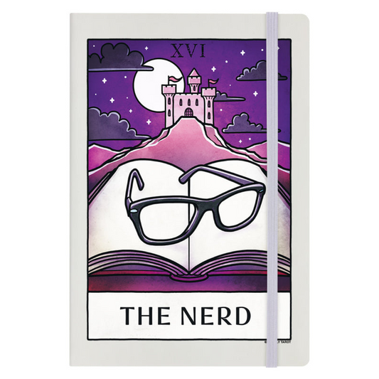 Deadly Tarot Life - The Nerd Cream A5 Hard Cover Notebook