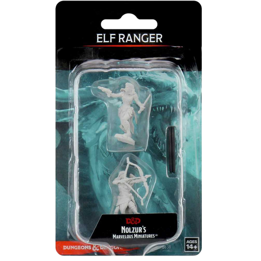D&D Unpainted Miniatures: Elf Female Ranger