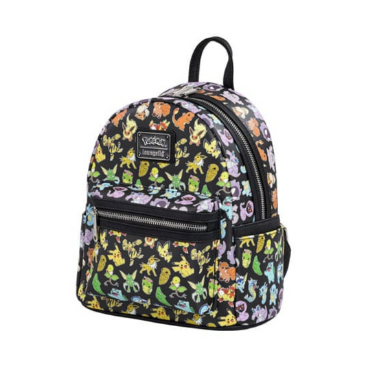 Pokemon by Loungefly Mini Backpack Multi Character All Over Print