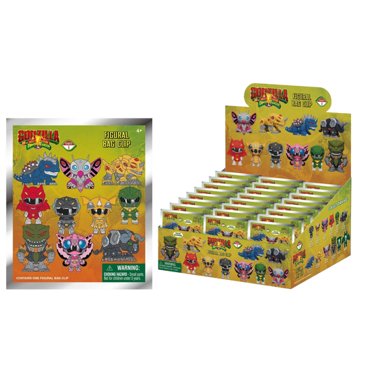 Godzilla vs. Power Rangers 3D PVC Bag Clips Series 1