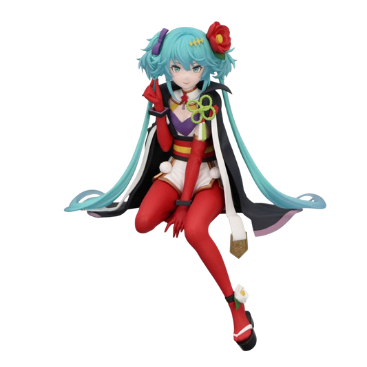 Hatsune Miku Noodle Stopper PVC Statue Flower Fairy Camellia 15 cm