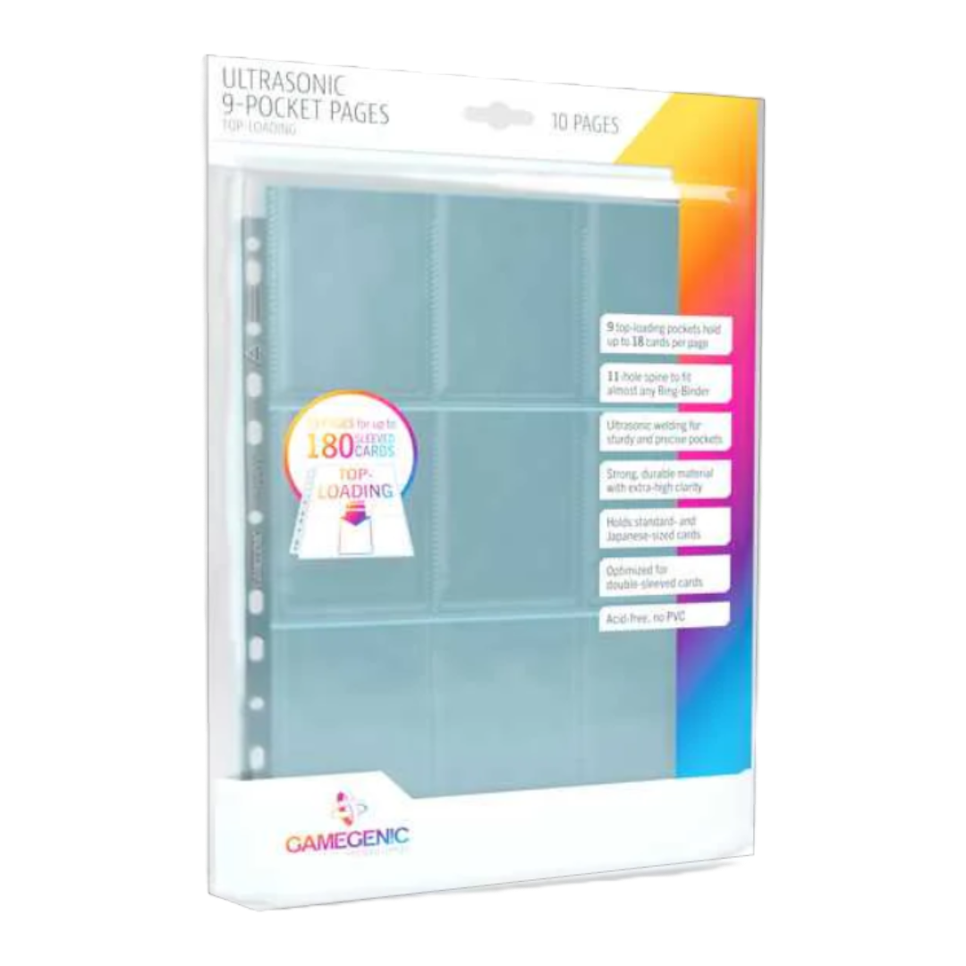 Ultrasonic 9-Pocket Pages Toploading - Pack (10)