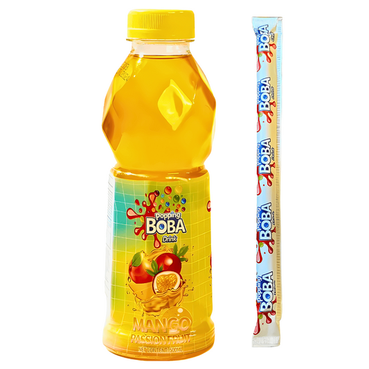 Popping Boba Drink Mango Passion Fruit Flavour