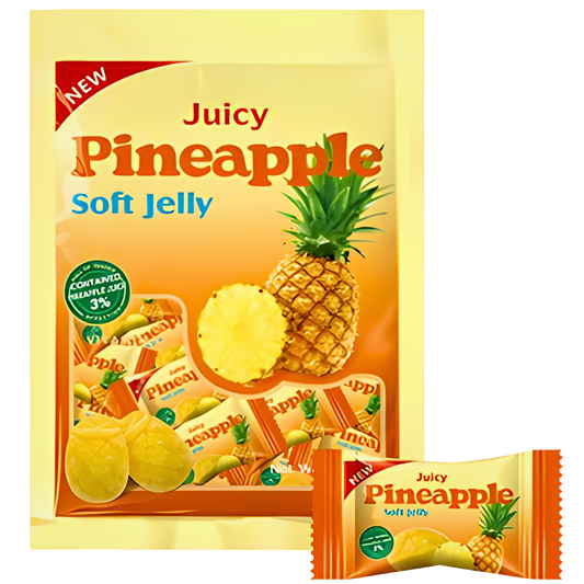 Juicy Pineapple Flavour Soft Jelly