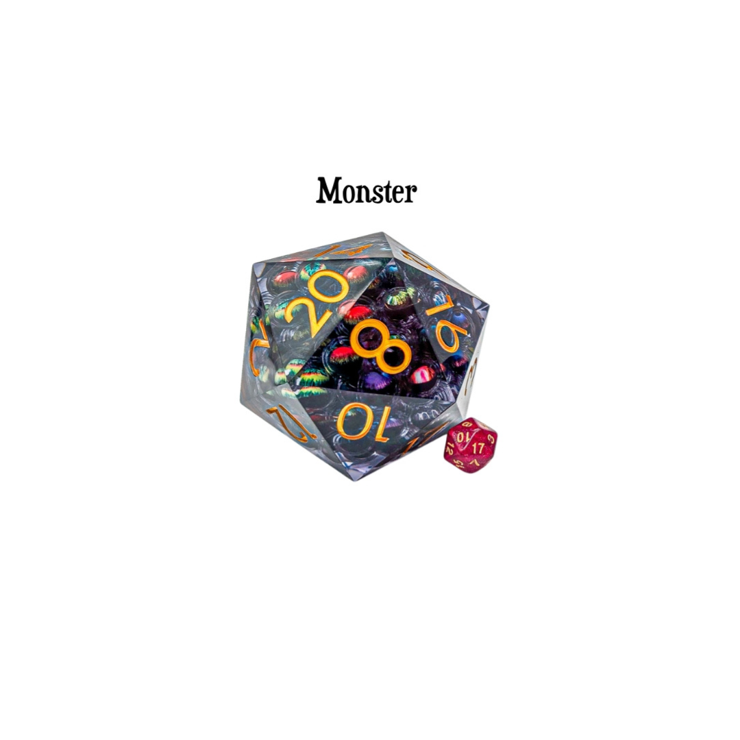Liquid Core D20 Monster Dice