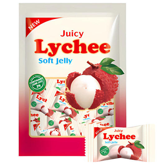 Juicy Lychee Flavour Soft Jelly 100g