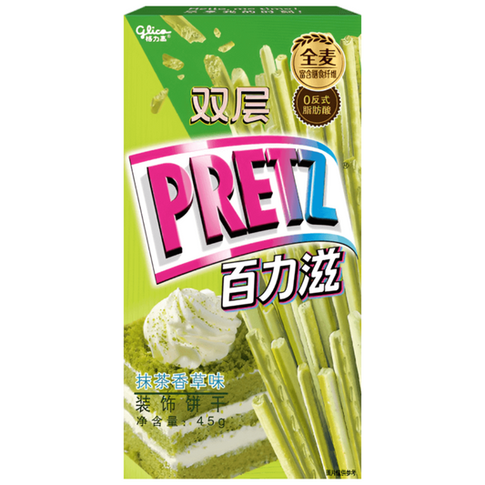 Glico Pretz Vanilla Matcha Flavour 45g
