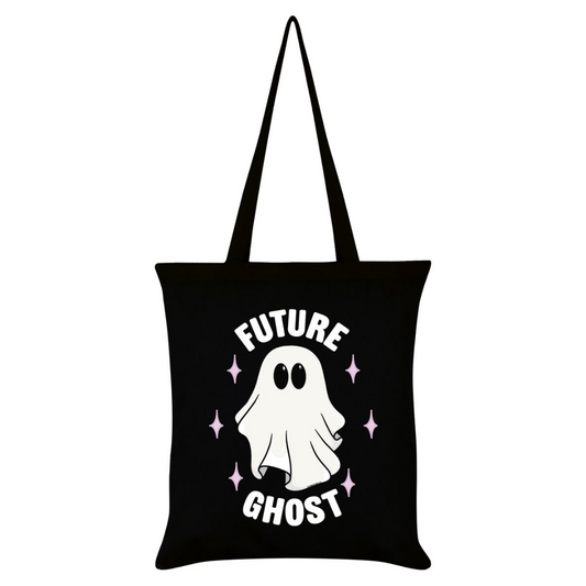 Galaxy Ghouls Future Ghost Black Tote Bag