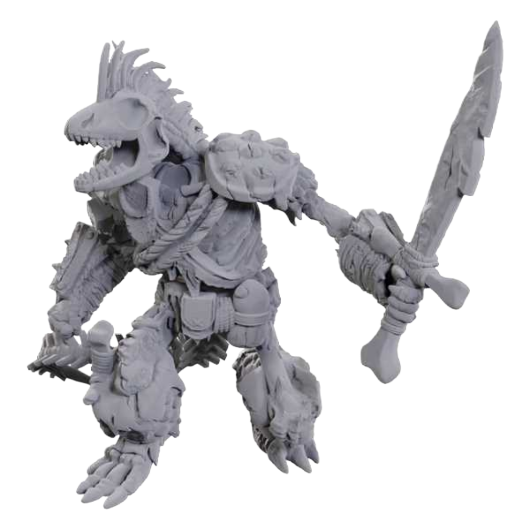 D&D Nolzur's Marvelous Unpainted Miniatures: Lizardfolk Skeleton