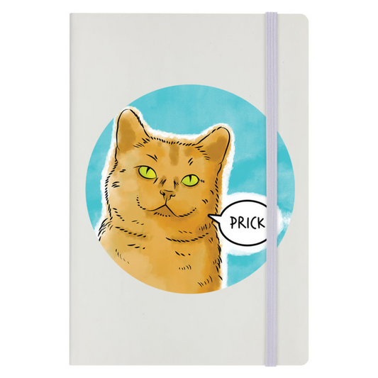 Cute But Abusive - Prick Cream A5 Hard Cover Notebook