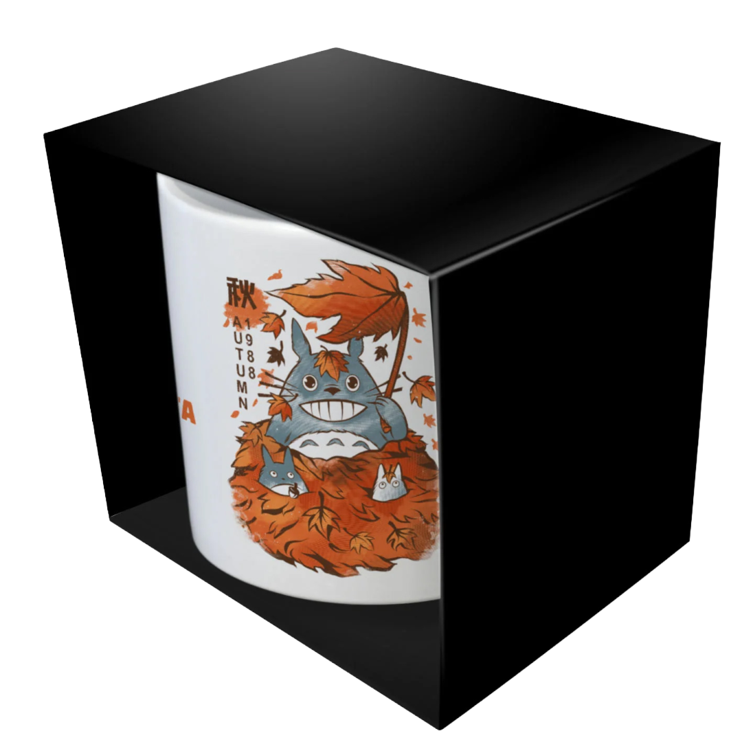 ILUSTRATA (MY NEIGHBOUR TOTORO AUTUMN) WHITE POD MUG