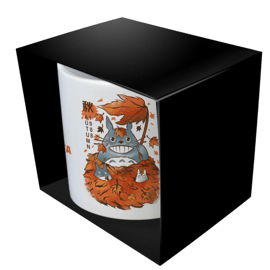 ILUSTRATA (MY NEIGHBOUR TOTORO AUTUMN) WHITE POD MUG