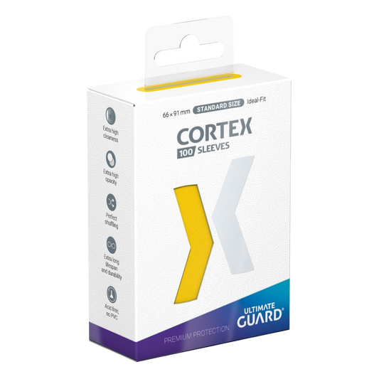 Ultimate Guard Cortex Sleeves Standard Size (100) - Yellow