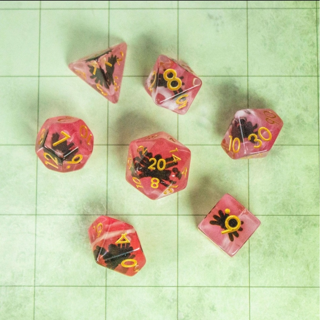 Spiders Dice Set