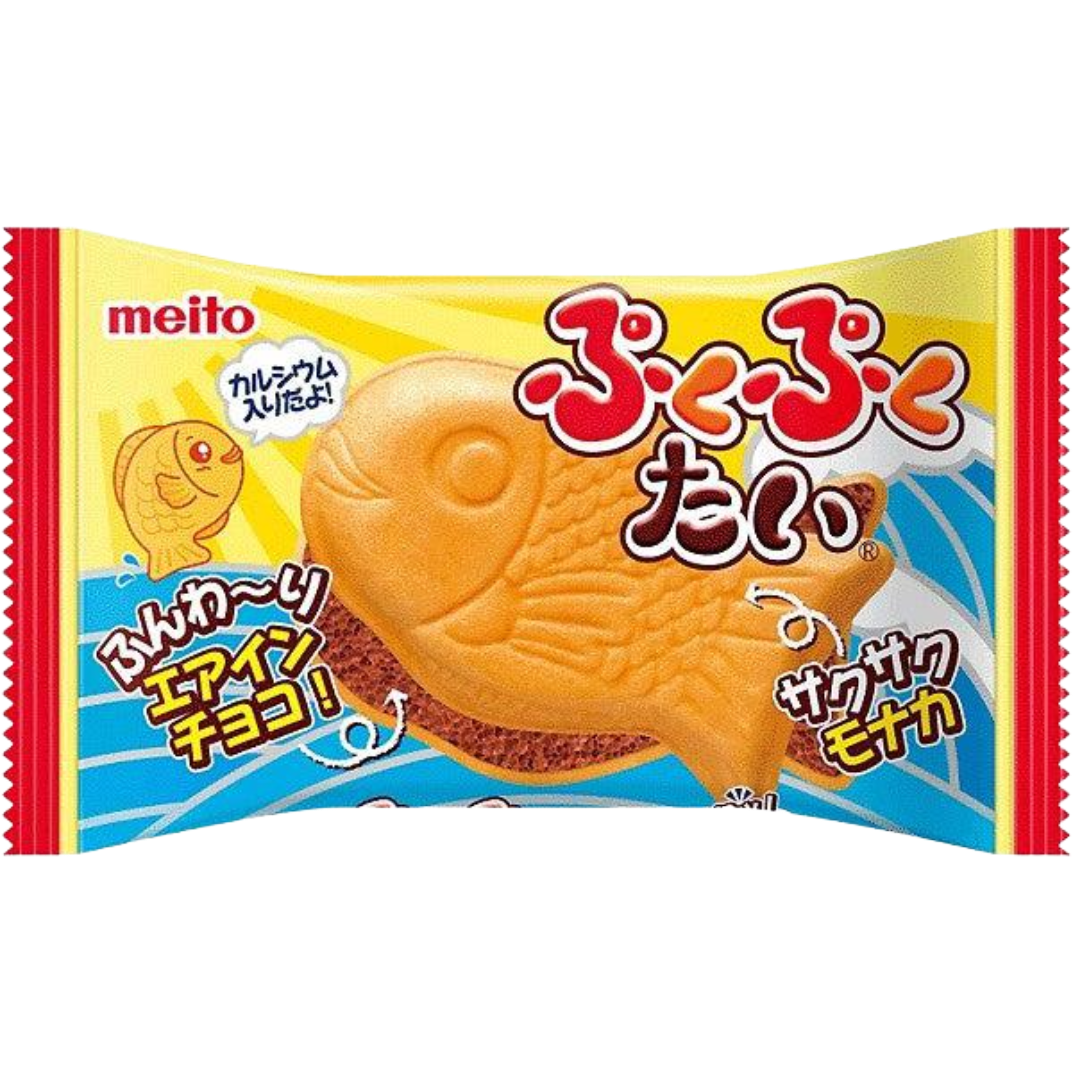 Meito Puku Puku Tai Aerated Chocolate (Japan) 17g