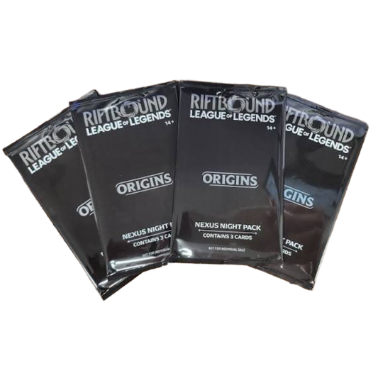 Riftbound: League of Legends TCG: Origins- Nexus Night 3 Pack Bundle