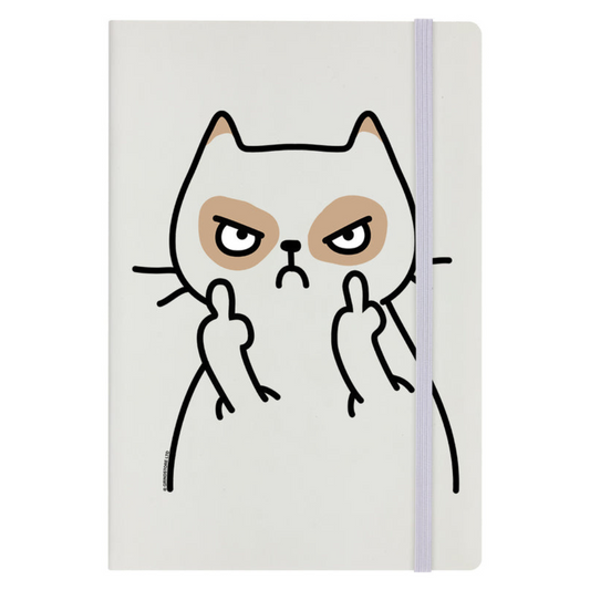 Muther Fluffer Cream A5 Hard Cover Notebook