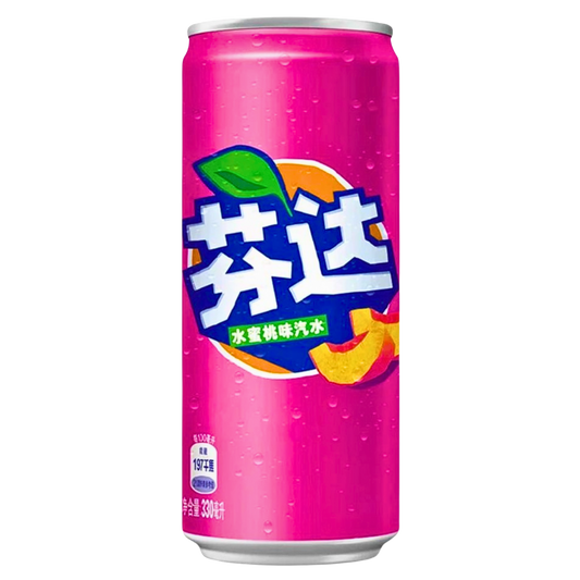 Fanta White Peach Flavour Chinese Can 330ml
