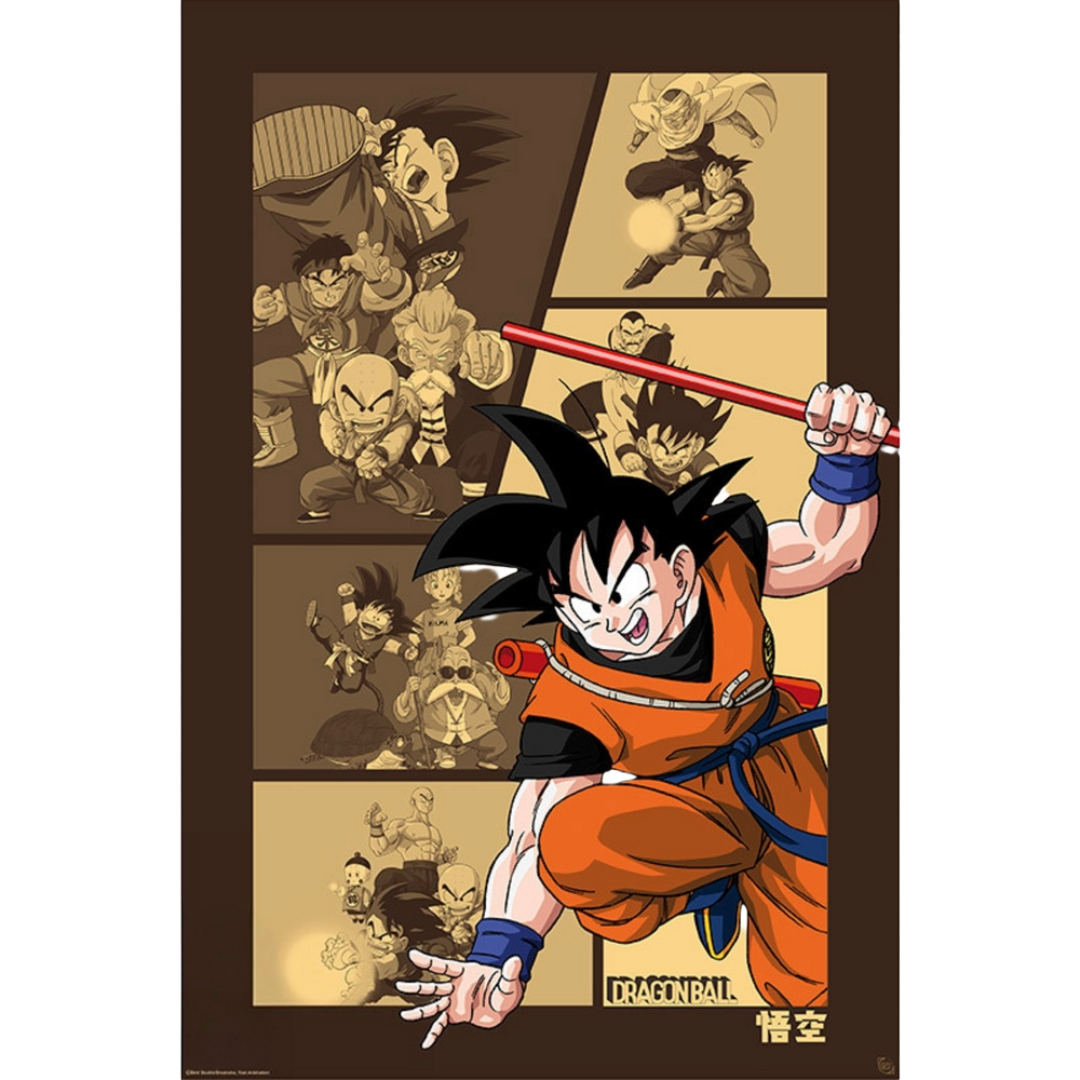Dragon Ball Goku Retro Maxi Poster