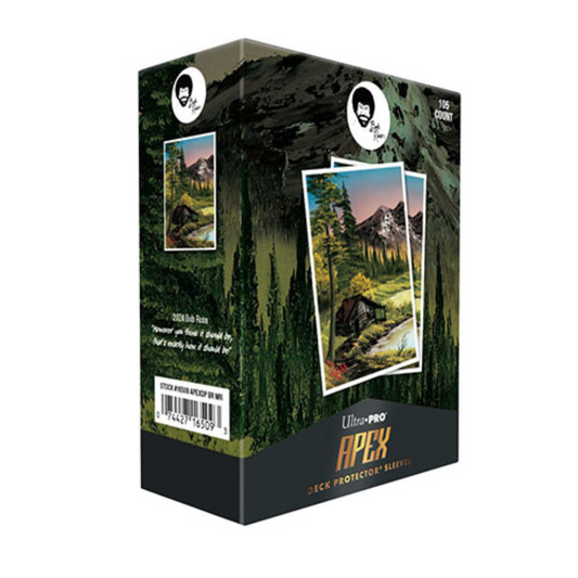 Ultra Pro - Bob Ross Mountain Retreat - 105ct Apex Deck Protector Sleeves