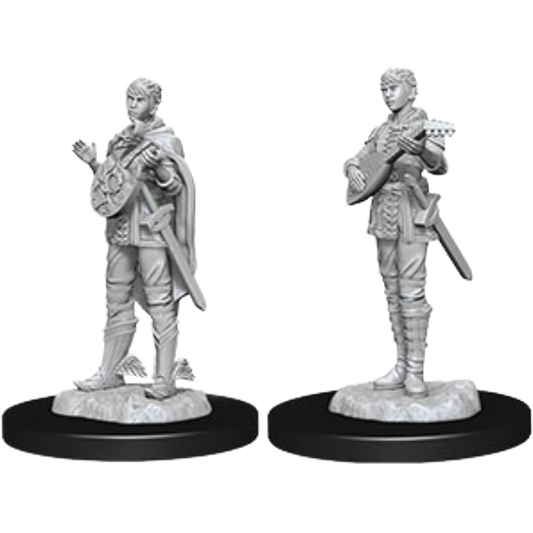 WizKids - D&D Nolzurs Marvelous Miniatures: Female Half-Elf Bard - Wave 7
