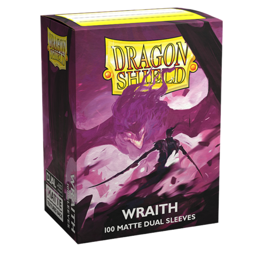 Dragon Shield - Dual Matte Standard Size Sleeves 100pk - Wraith