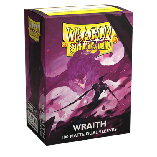 Dragon Shield - Dual Matte Standard Size Sleeves 100pk - Wraith