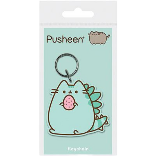 PUSHEEN (PUSHEENOSAURUS) PVC KEYCHAIN