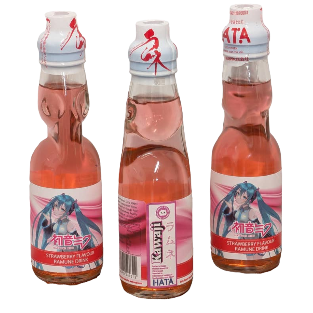 Hatsune Miku Strawberry Ramune 200ml
