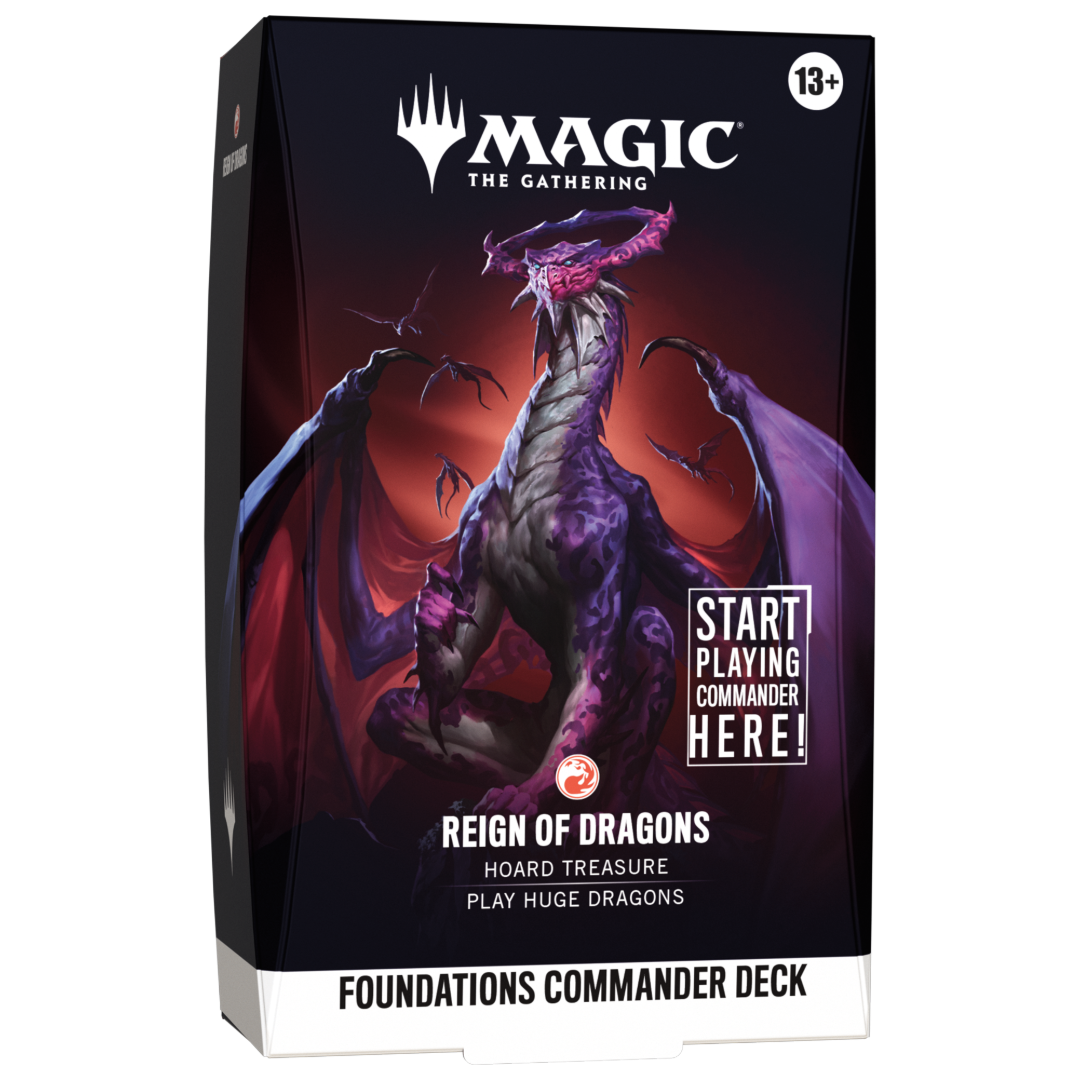 Magic: The Gathering - Foundations Commander Deck - Reign Of Dragons