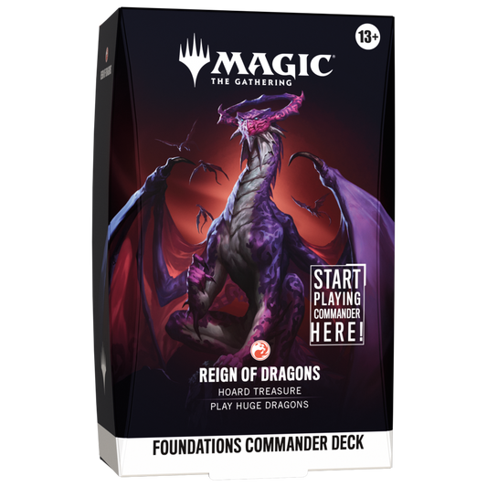Magic: The Gathering - Foundations Commander Deck - Reign Of Dragons