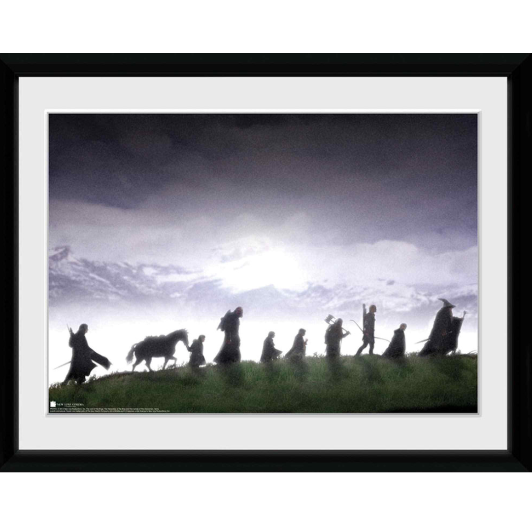 The Lord of The Rings Fellowship 30 x 40cm Framed Collector Print