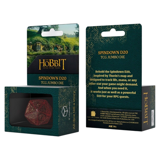 The Hobbit: Jumbo Spindown D20 - Ember