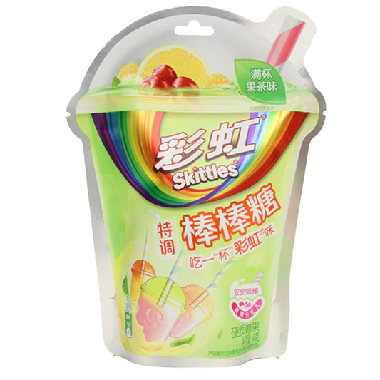 Skittles Lollipops Real Fruit Tea Chinese 54g