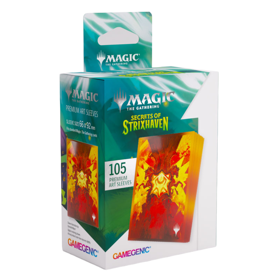Gamegenic Magic: The Gathering Secrets of Strixhaven Premium Art Sleeves - Lorehold