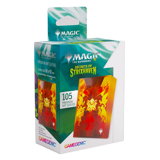 Gamegenic Magic: The Gathering Secrets of Strixhaven Premium Art Sleeves - Lorehold